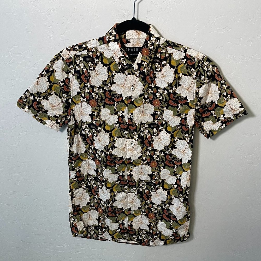 Men's TOPMAN short sleeve shirt. Size small
